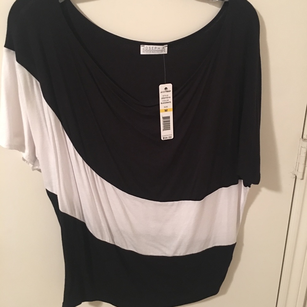 Asymmetrical stripe top